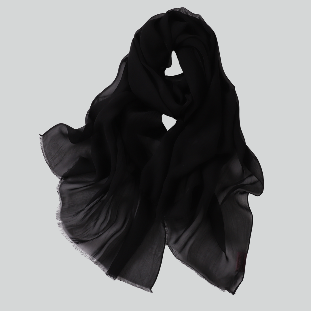 Chiffon Threaded Scarf - Image 3